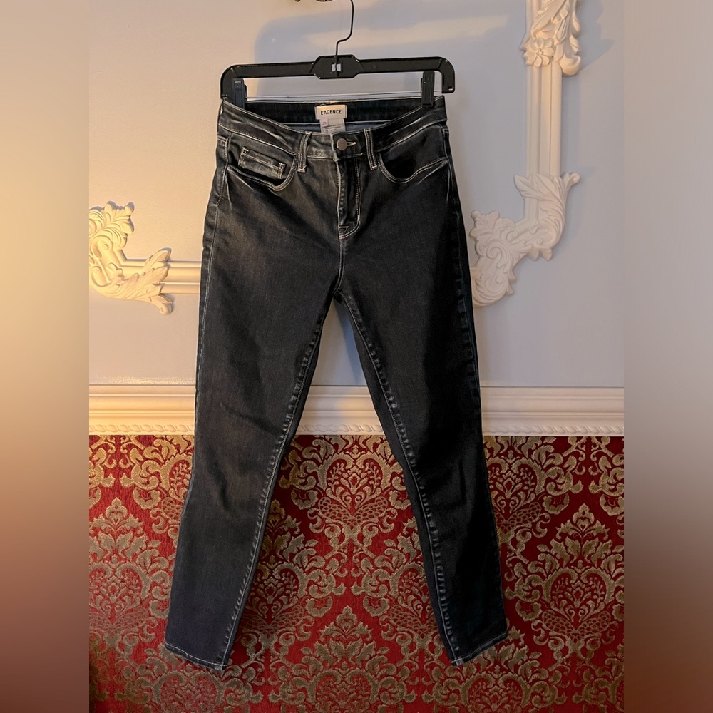 L’Agence Skinny Cropped Jeans